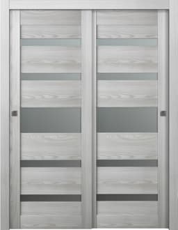 AVON 07-05 VETRO RIBEIRA ASH BYPASS BELLDINNI MODERN INTERIOR DOOR - 1