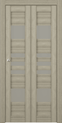 LETI VETRO SHAMBOR DOUBLE BI-FOLD BELLDINNI MODERN INTERIOR DOOR - 1