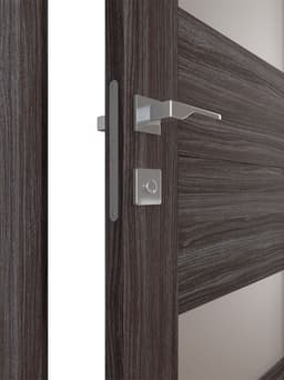 VITA VETRO GRAY OAK BYPASS BELLDINNI MODERN INTERIOR DOOR - 2