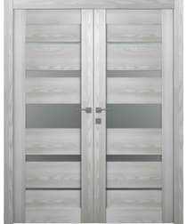 AVON 07-03 VETRO RIBEIRA ASH DOUBLE BELLDINNI MODERN INTERIOR DOOR - 1