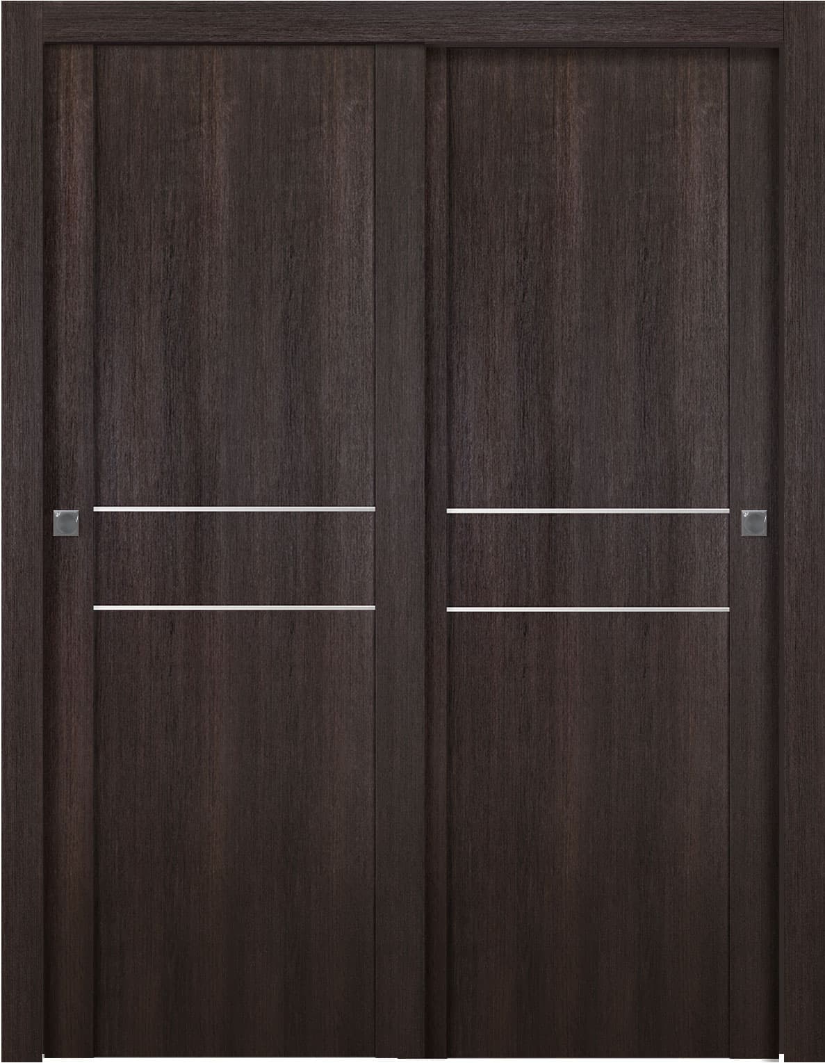 AVON 01 2HN VERALINGA OAK BYPASS DOORS BELLDINNI MODERN INTERIOR DOOR - 1