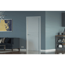 TWINWOOD 2 LIGHT GREY BI-FOLD BELLDINNI MODERN INTERIOR DOOR - 2