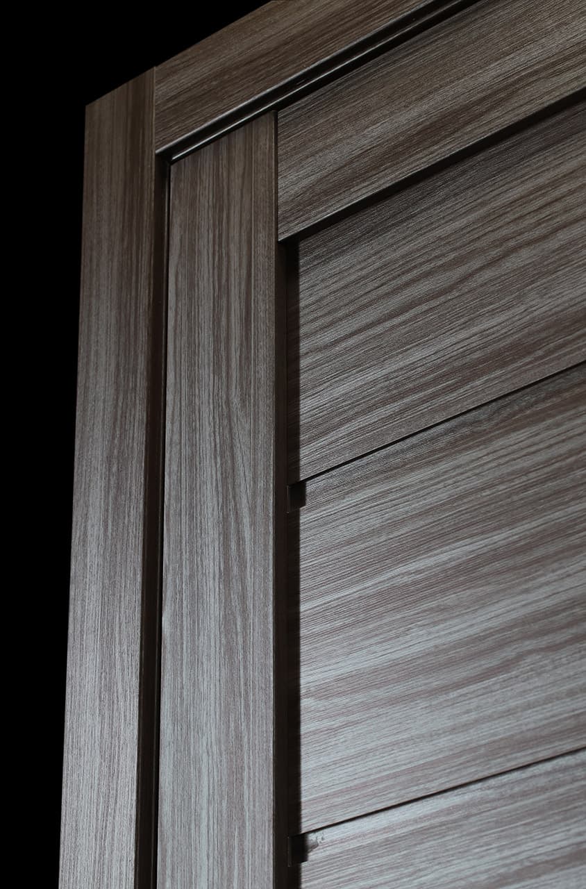 DOME VETRO GRAY OAK DOUBLE BARN BELLDINNI MODERN INTERIOR DOOR - 4