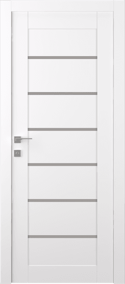 ALBA SNOW WHITE SWING BELLDINNI MODERN INTERIOR DOOR - 1