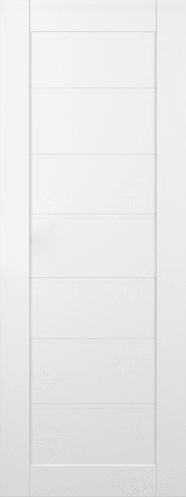 ALDA SNOW WHITE SLAB BELLDINNI MODERN INTERIOR DOOR - 1
