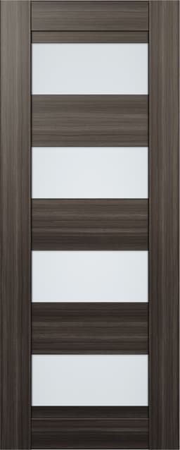 DELLA VETRO GRAY OAK POCKET BELLDINNI MODERN INTERIOR DOOR - 2