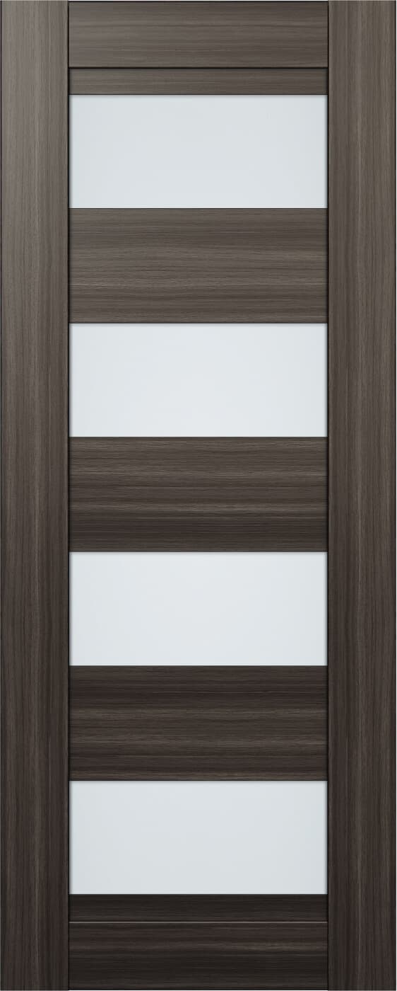 DELLA VETRO GRAY OAK POCKET BELLDINNI MODERN INTERIOR DOOR - 2