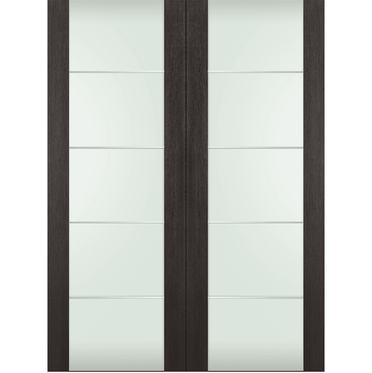 AVON 202 4H VETRO VERALINGA OAK DOUBLE BELLDINNI MODERN INTERIOR DOOR - 2