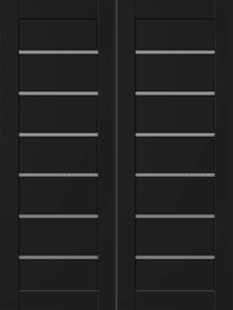 ALBA BLACK MATTE DOUBLE BI-FOLD BELLDINNI MODERN INTERIOR DOOR - 2
