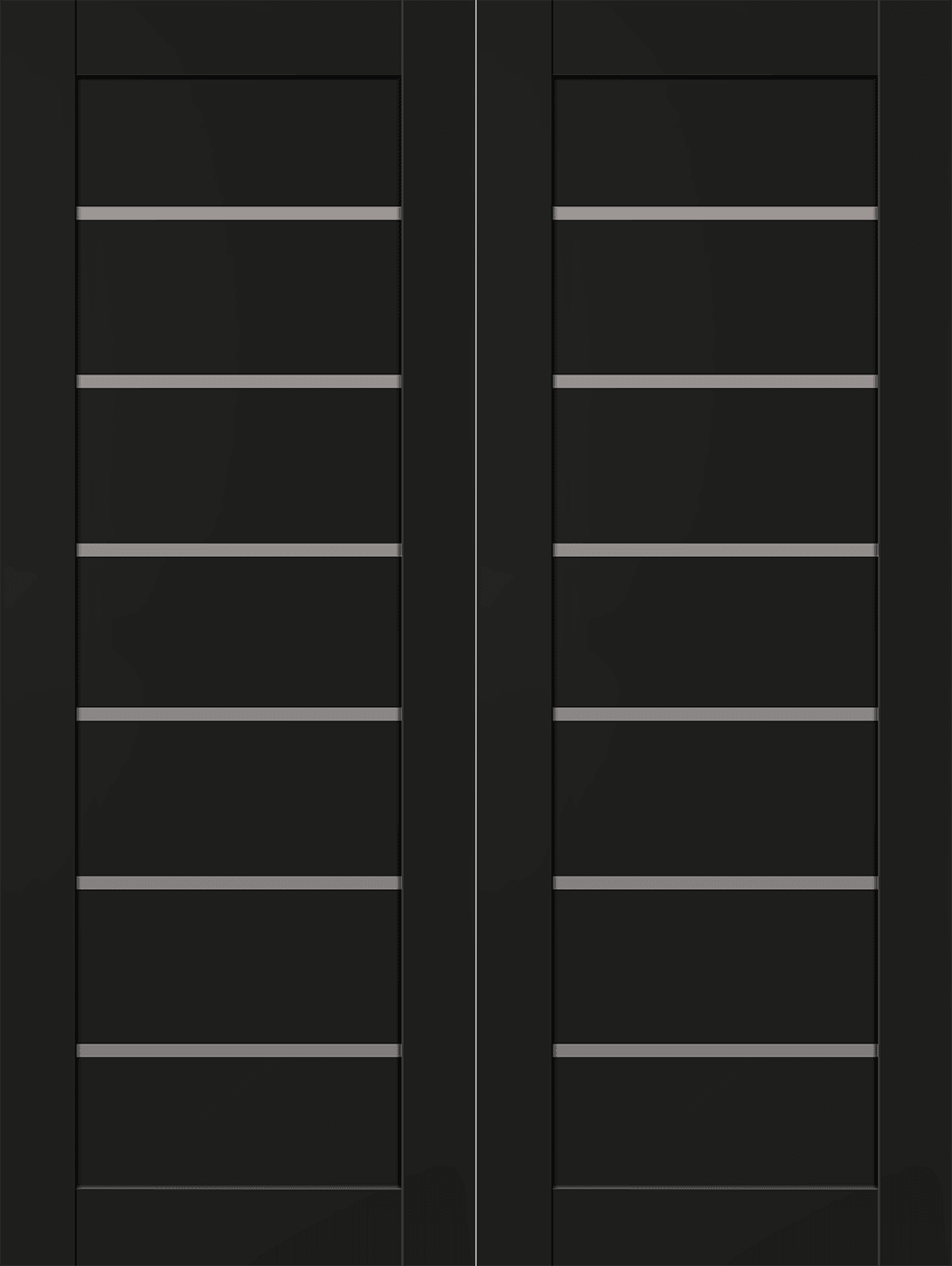 ALBA BLACK MATTE DOUBLE BI-FOLD BELLDINNI MODERN INTERIOR DOOR - 2