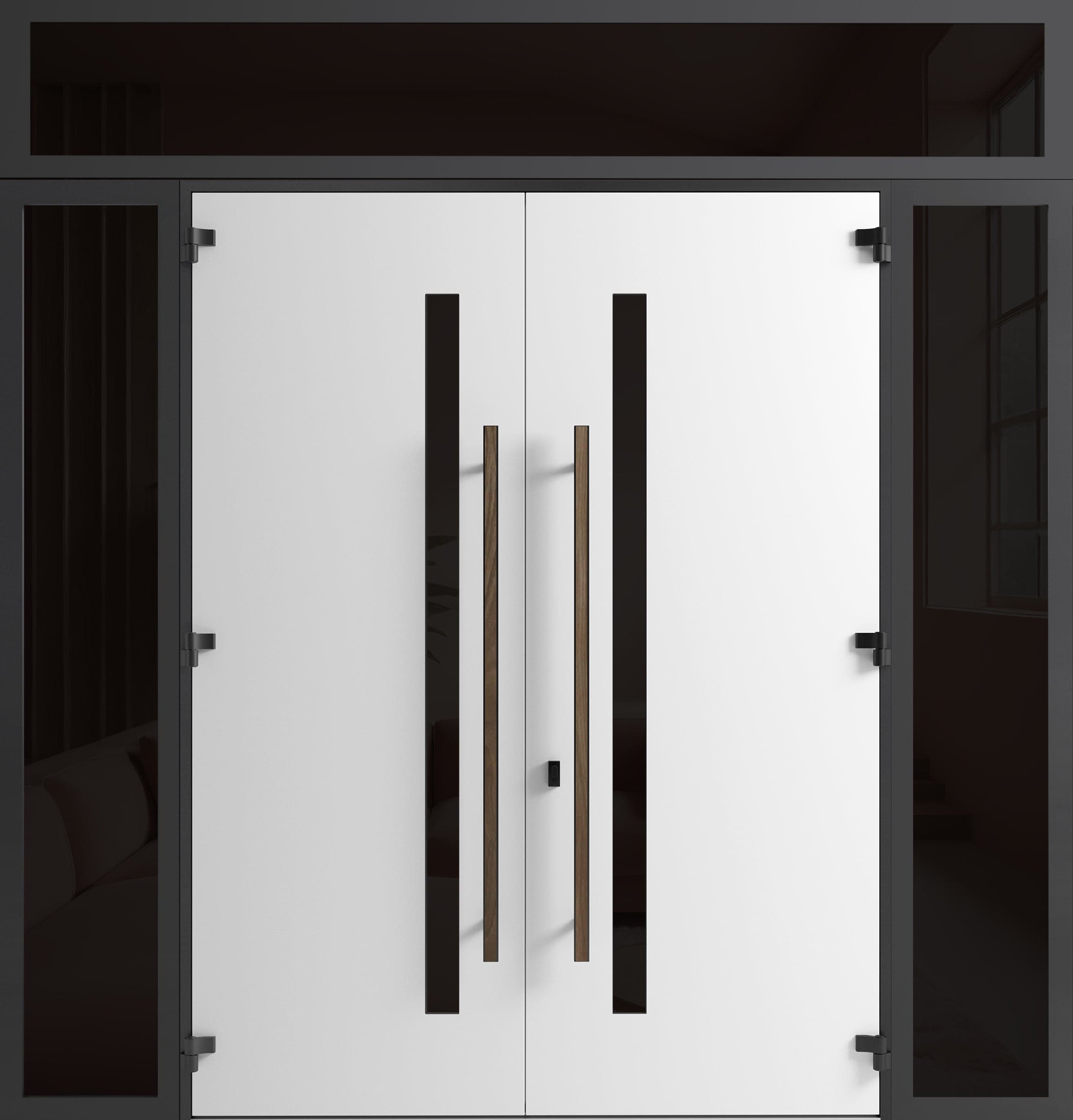 Double metal-aluminum modern exterior door Dekton 0163 - 7