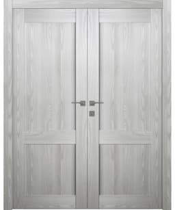 AVON 07 R RIBEIRA ASH DOUBLE BELLDINNI MODERN INTERIOR DOOR - 1