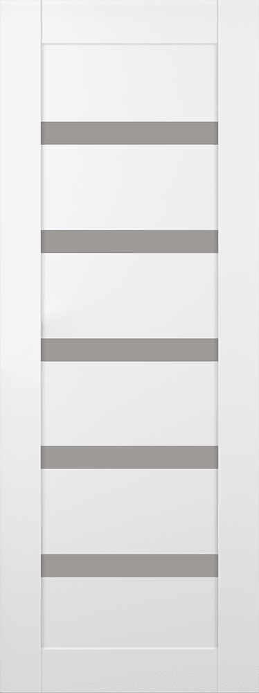 LEORA VETRO SNOW WHITE SLAB BELLDINNI MODERN INTERIOR DOOR - 1