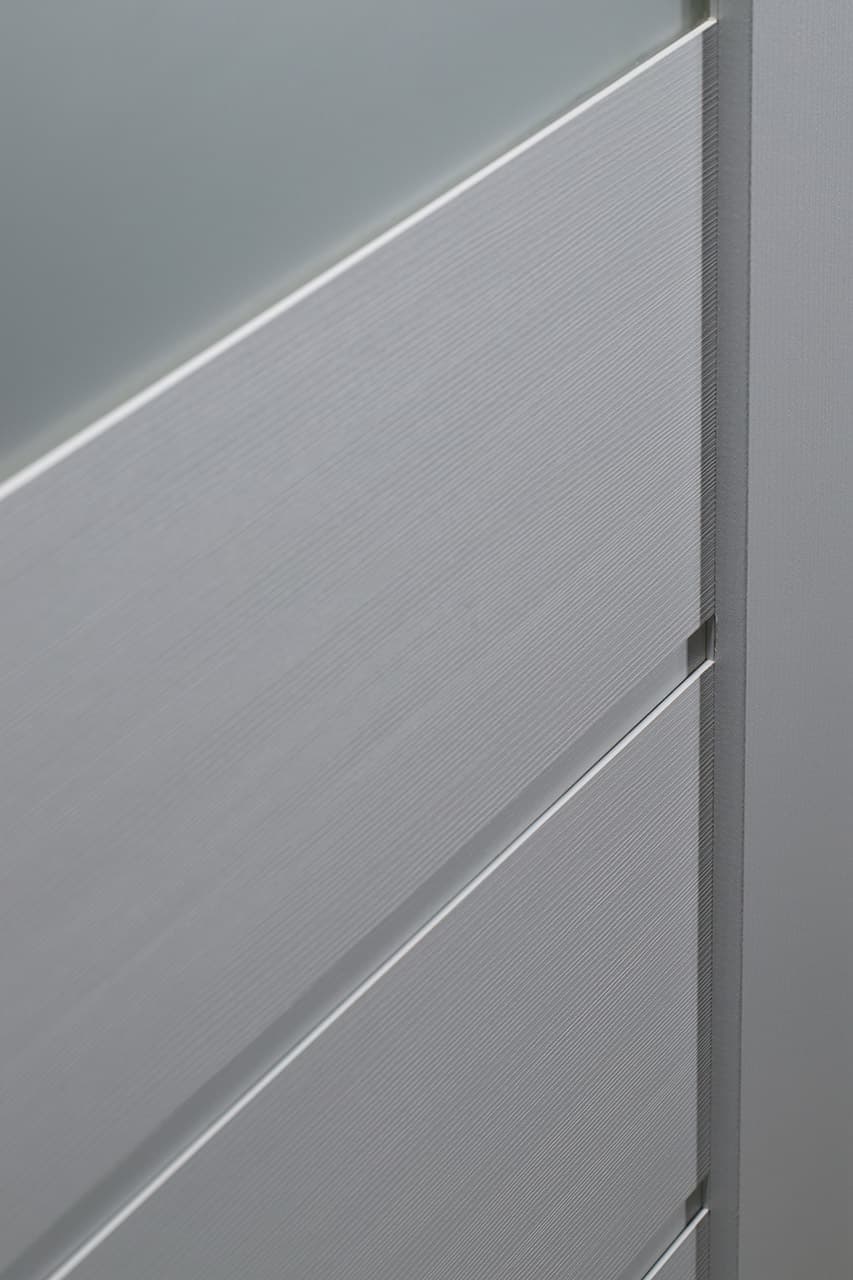 EDNA VETRO BIANCO NOBLE DOUBLE BARN BELLDINNI MODERN INTERIOR DOOR - 7