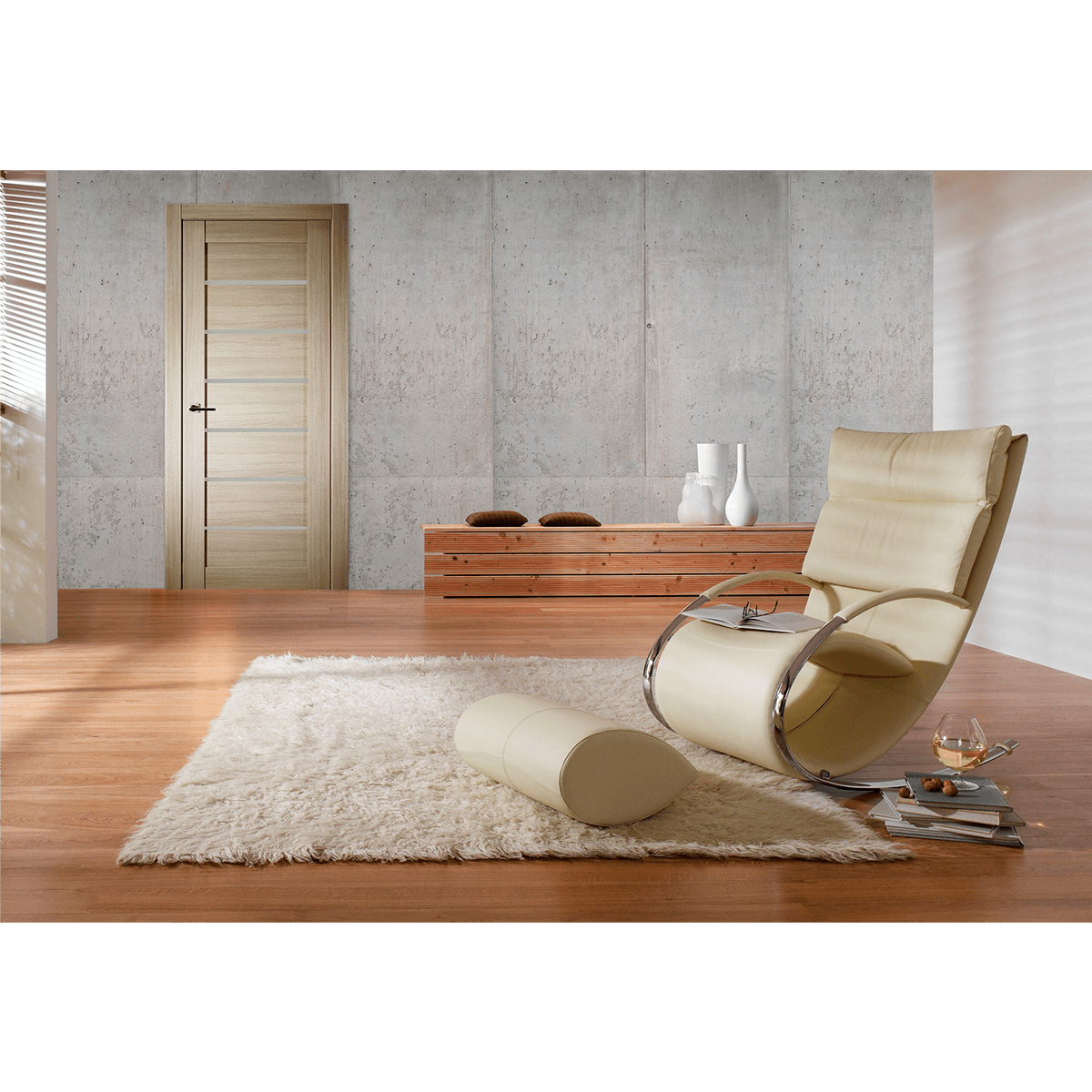 ALDA SHAMBOR POCKET BELLDINNI MODERN INTERIOR DOOR - 2