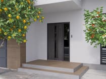 Modern steel exterior aluminum door Hiddex 0155 - 8