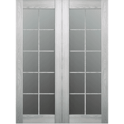 AVON 10 LITE VETRO RIBEIRA ASH BYPASS BELLDINNI MODERN INTERIOR DOOR - 3