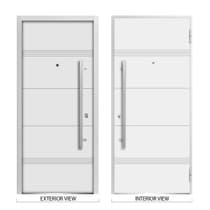 Single Modern Steel Exterior Door Deux 1705 8ft - 7