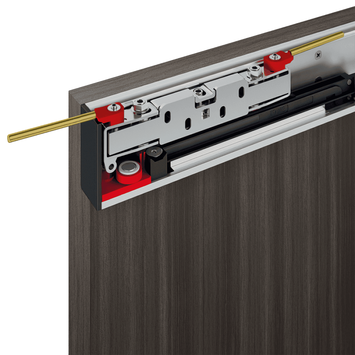 PALLADIO 2U GRAY OAK DOUBLE MAGIC BELLDINNI MODERN INTERIOR DOOR - 2