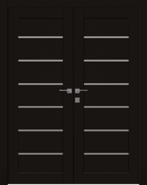 ALBA BLACK MATTE CLOSET BELLDINNI MODERN INTERIOR DOOR - 1