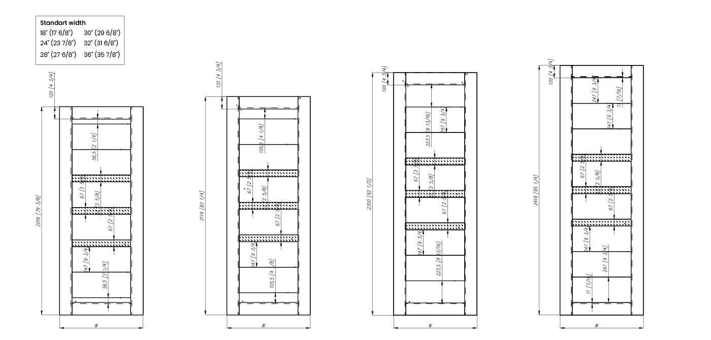 DORA VETRO BIANCO NOBLE DOUBLE MAGIC BELLDINNI MODERN INTERIOR DOOR - 4