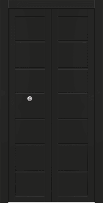 ALDA BLACK MATTE BI-FOLD BELLDINNI MODERN INTERIOR DOOR - 1