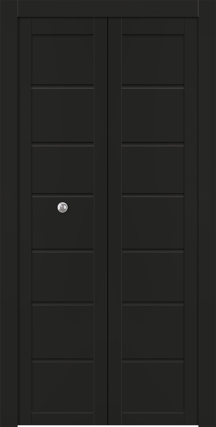 ALDA BLACK MATTE BI-FOLD BELLDINNI MODERN INTERIOR DOOR - 1