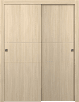OPTIMA 2H LOIRE ASH BYPASS DOORS BELLDINNI MODERN INTERIOR DOOR - 1