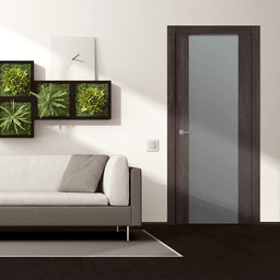 AVON 202 VETRO VERALINGA OAK INVISIBLE METAL FRAME BELLDINNI MODERN INTERIOR DOOR - 3