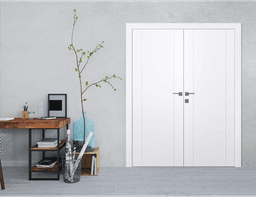 SMART PRO 2U POLAR WHITE CLOSET BELLDINNI MODERN INTERIOR DOOR - 2