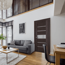 AVON 07-06 VETRO VERALINGA OAK BYPASS BELLDINNI MODERN INTERIOR DOOR - 6