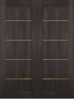 AVON 07 4H GOLD VERALINGA OAK DOUBLE BI-FOLD BELLDINNI MODERN INTERIOR DOOR - 2