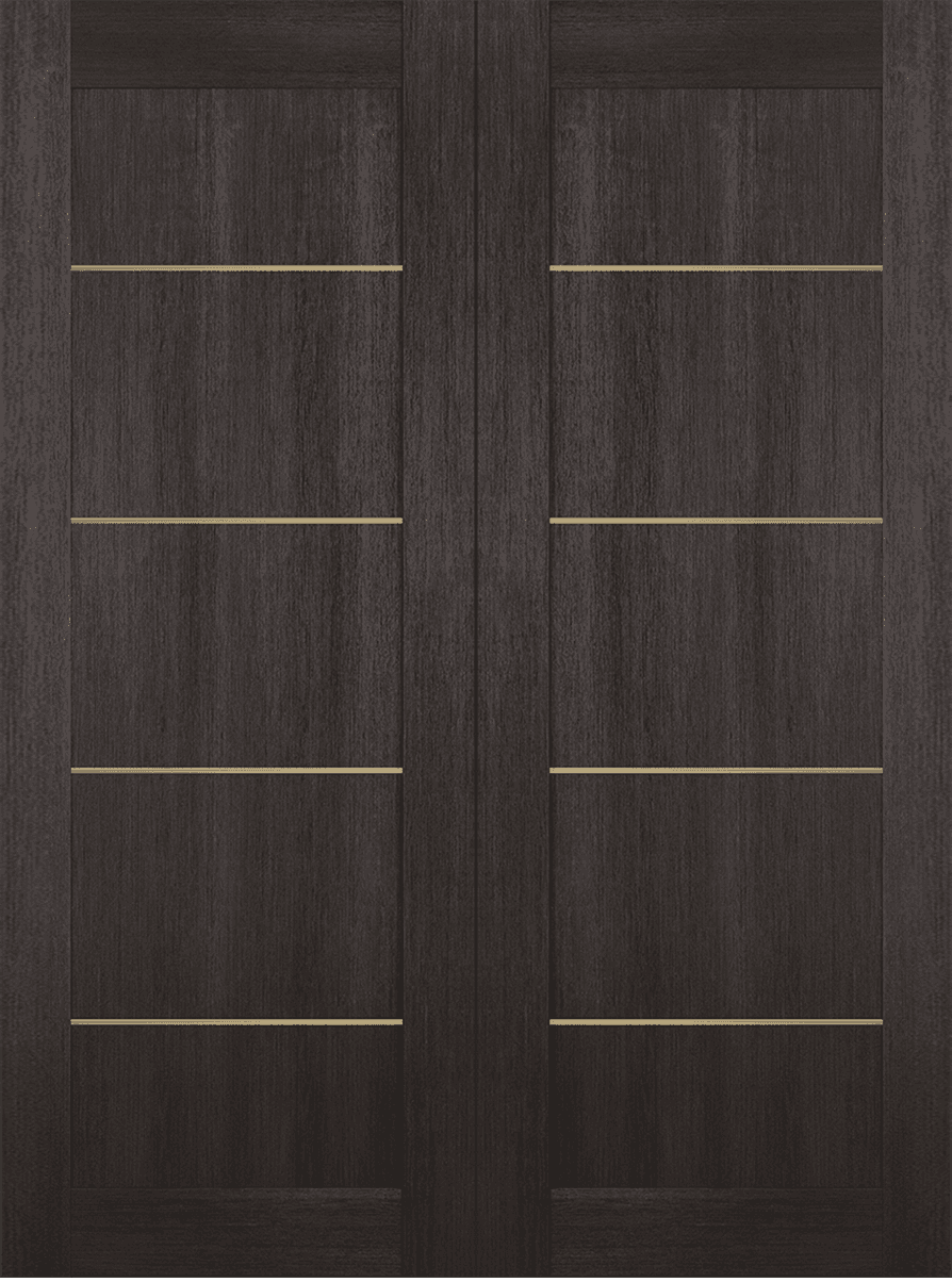 AVON 07 4H GOLD VERALINGA OAK DOUBLE BI-FOLD BELLDINNI MODERN INTERIOR DOOR - 2