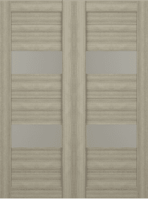 VITA VETRO SHAMBOR DOUBLE BI-FOLD BELLDINNI MODERN INTERIOR DOOR - 2
