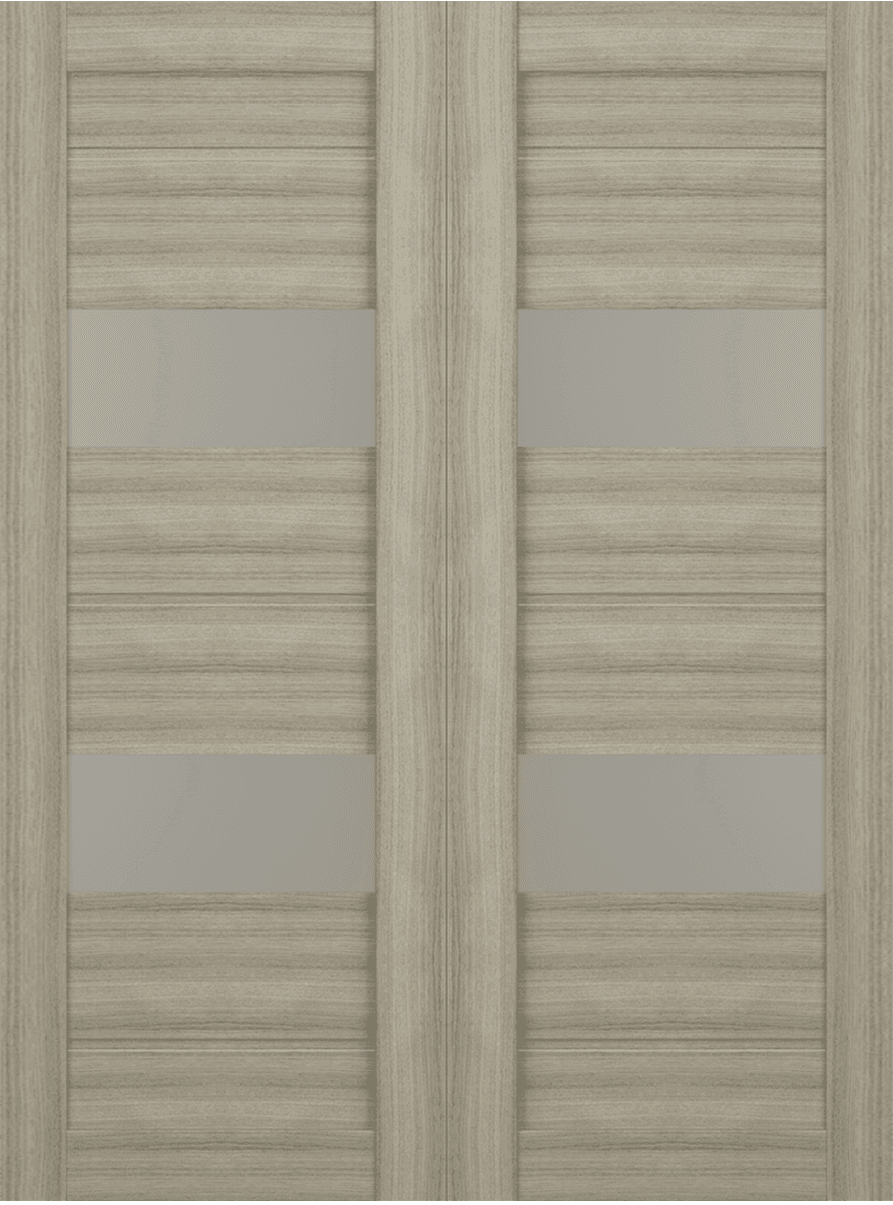 VITA VETRO SHAMBOR DOUBLE BI-FOLD BELLDINNI MODERN INTERIOR DOOR - 2