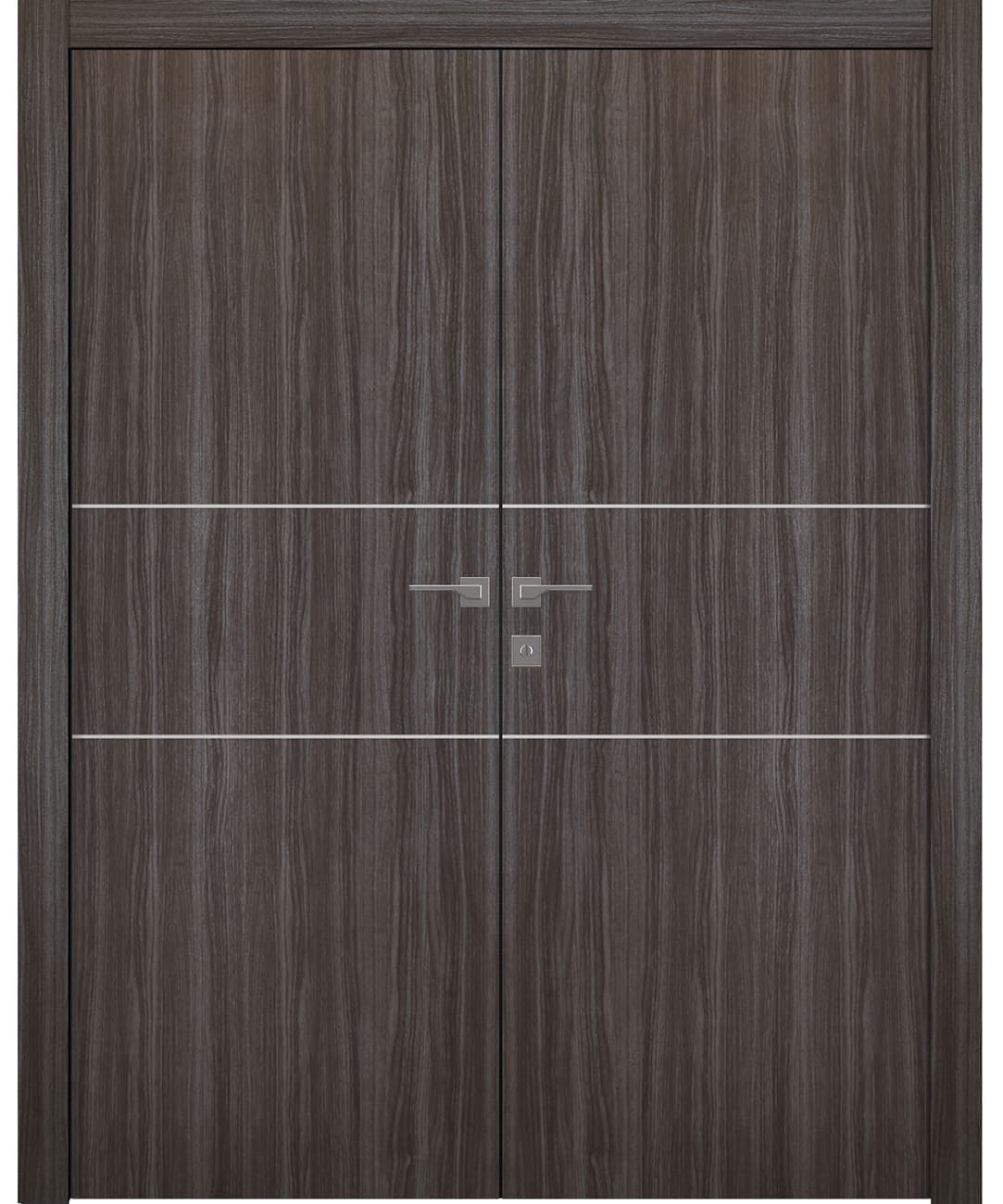 PALLADIO 2H GRAY OAK DOUBLE BELLDINNI MODERN INTERIOR DOOR