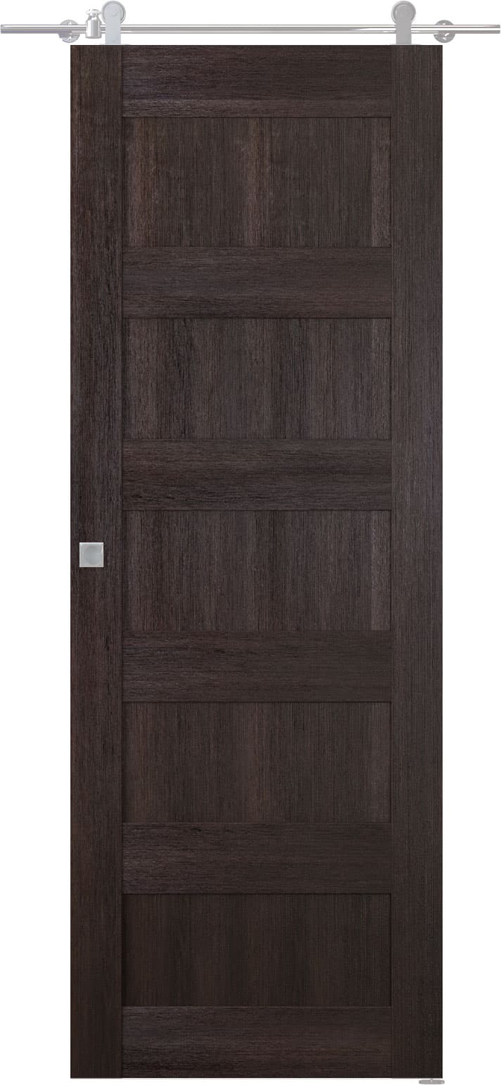 AVON 07 4R VERALINGA OAK DOUBLE BARN BELLDINNI MODERN INTERIOR DOOR - 1