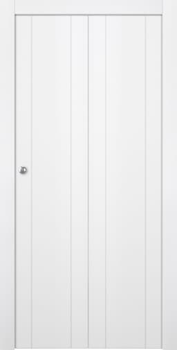 SMART PRO 2U POLAR WHITE BI-FOLD BELLDINNI MODERN INTERIOR DOOR - 1