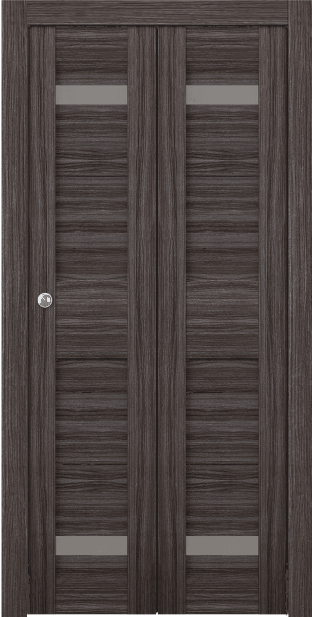 IMMA VETRO GRAY OAK BI-FOLD BELLDINNI MODERN INTERIOR DOOR - 1