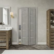 AVON 07 4H LIGHT URBAN BI-FOLD BELLDINNI MODERN INTERIOR DOOR - 2
