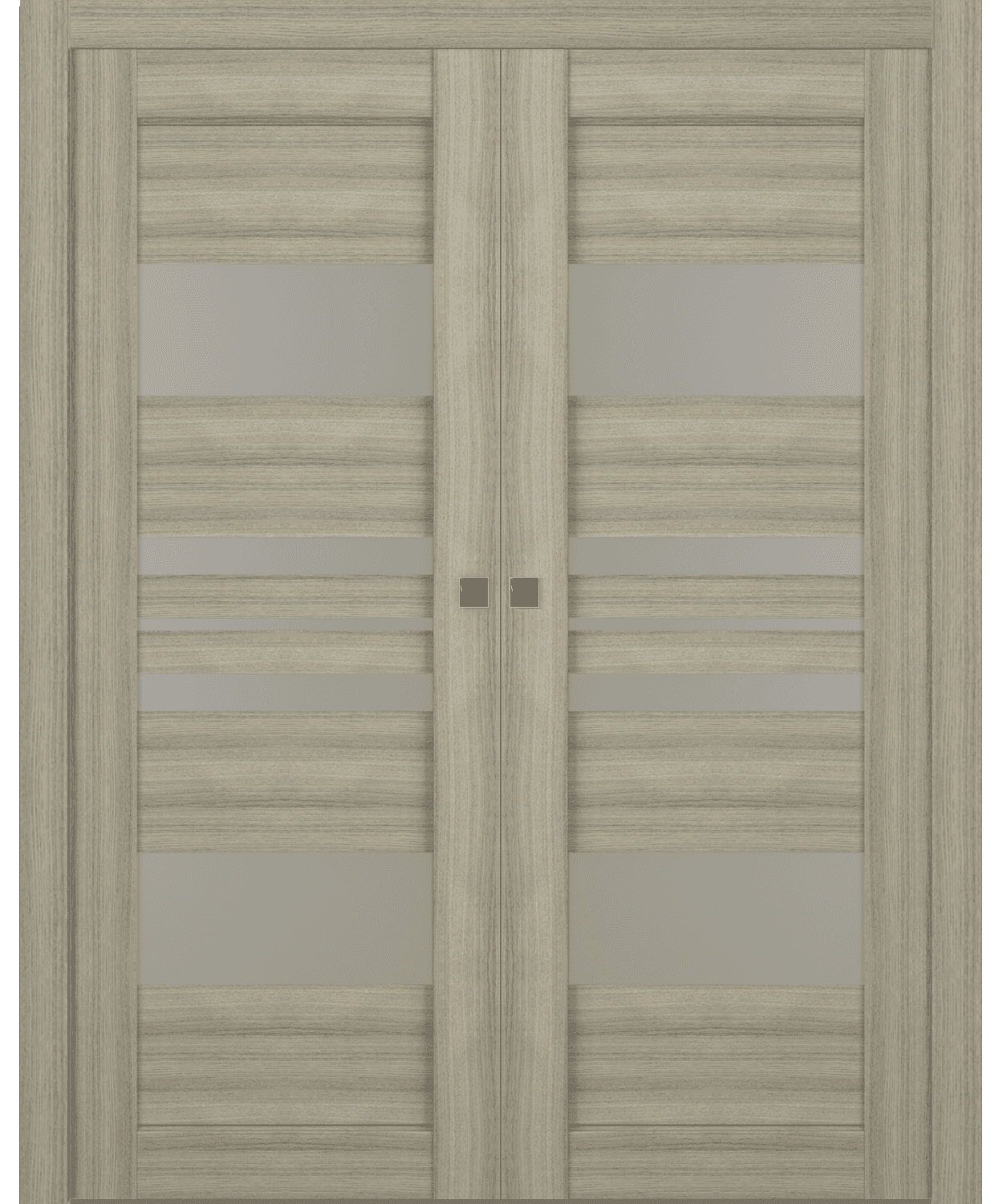 ROMI VETRO SHAMBOR DOUBLE POCKET BELLDINNI MODERN INTERIOR DOOR - 1