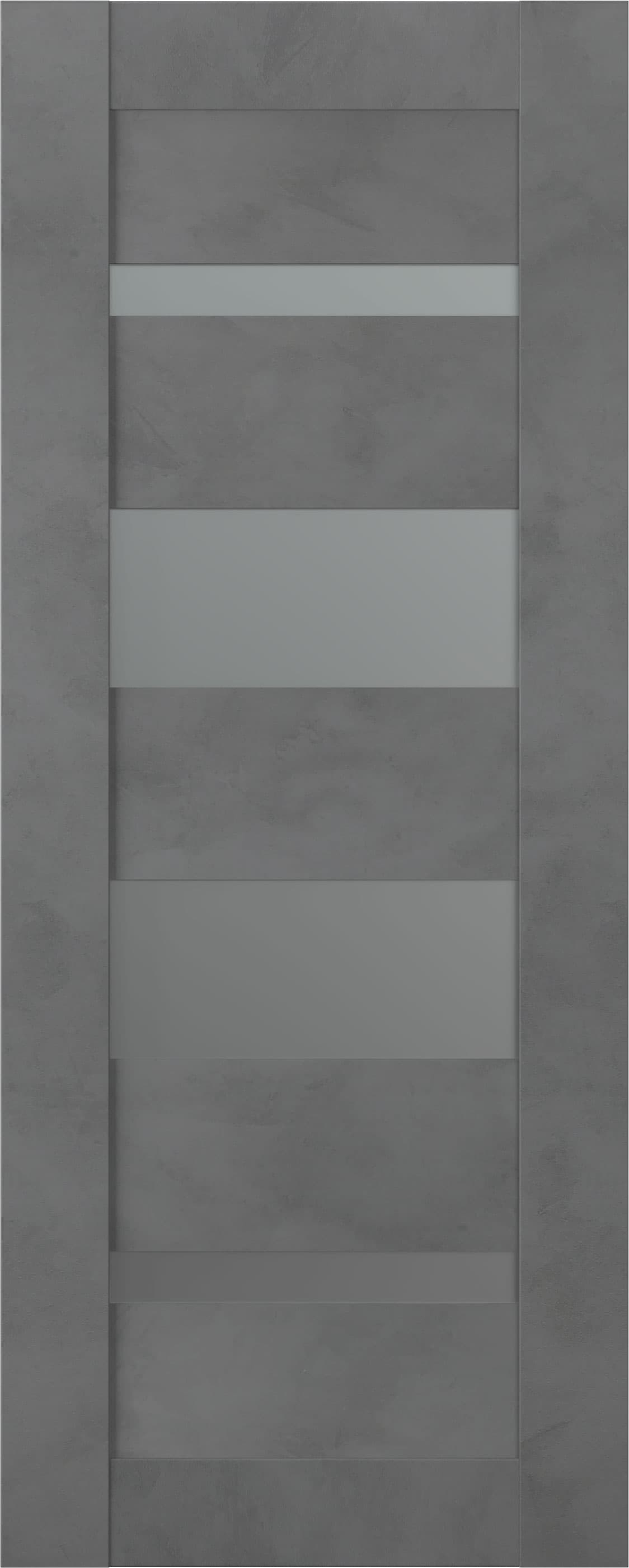 AVON 07-01 VETRO DARK URBAN SLAB BELLDINNI MODERN INTERIOR DOOR - 1