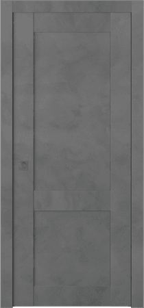 AVON 07 R DARK URBAN POCKET BELLDINNI MODERN INTERIOR DOOR - 1