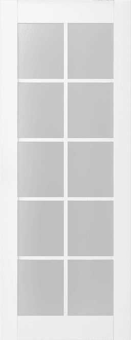 PALLADIO 10 LITE VETRO BIANCO NOBLE BARN BELLDINNI MODERN INTERIOR DOOR - 2