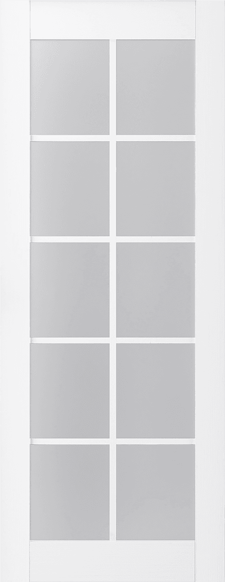 PALLADIO 10 LITE VETRO BIANCO NOBLE BARN BELLDINNI MODERN INTERIOR DOOR - 2