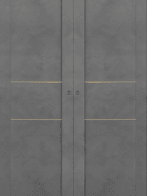 AVON 01 2H GOLD DARK URBAN DOUBLE MAGIC BELLDINNI MODERN INTERIOR DOOR - 1