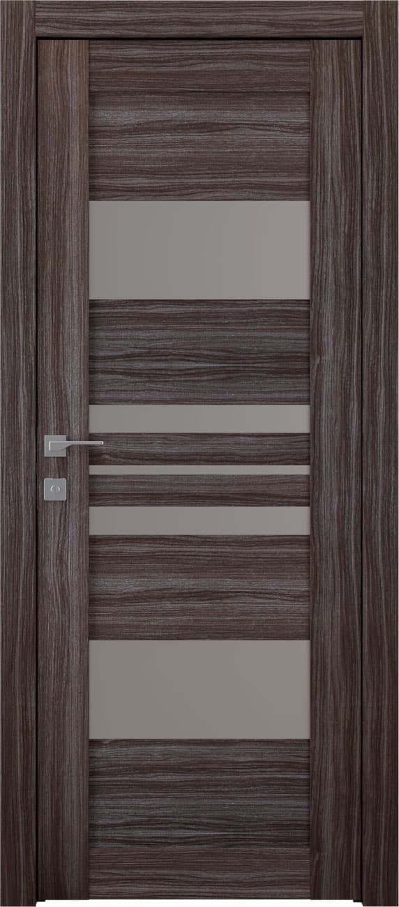 ROMI VETRO GRAY OAK SWING BELLDINNI MODERN INTERIOR DOOR - 1