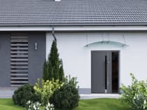Single metal-aluminum modern exterior door Ronex 1011 - 8