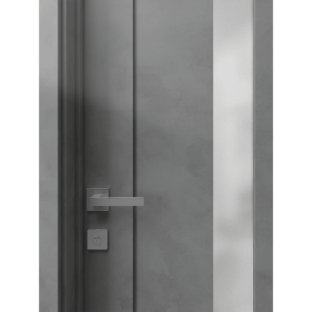 AVON 101 VETRO DARK URBAN DOUBLE POCKET BELLDINNI MODERN INTERIOR DOOR - 3