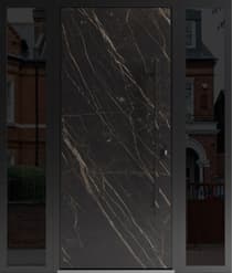 Single metal-aluminum modern exterior door Dekton 0118 - 2